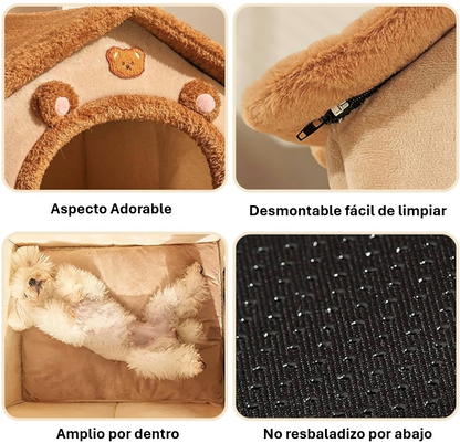 Cama Refugio para Perros Pequeños – CozyDog